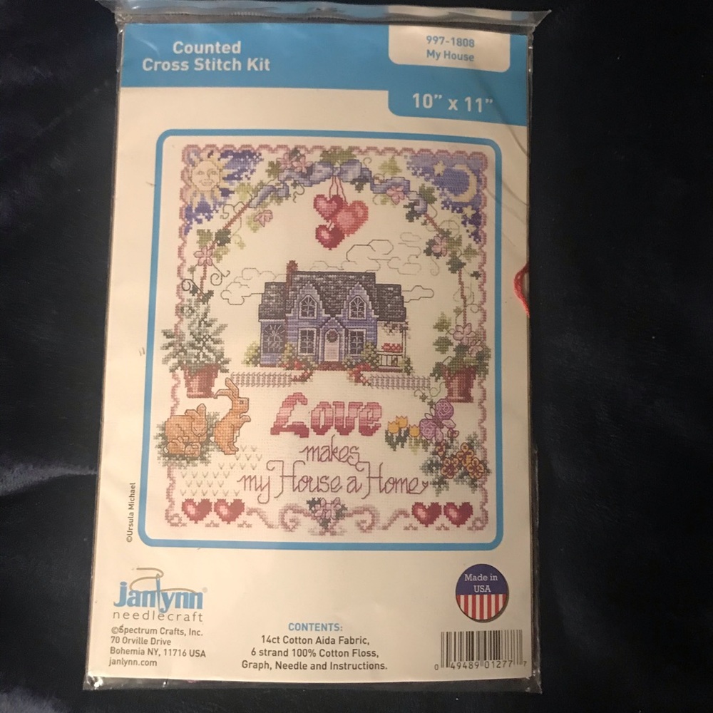 New Janlynn Counted cross stitch kit